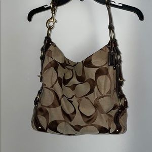Brown Hobo Coach Bag